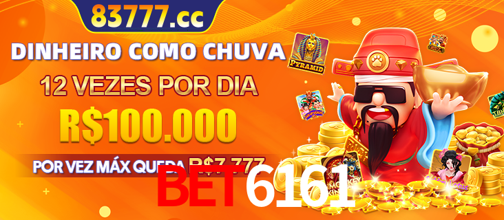Banner do programa de recompensas Recomende para amigos do bet6161, detalhando os bônus por convidar amigos, com prêmios que chegam a R$288.888.